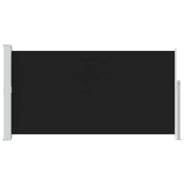 vidaXL Ausziehbare Seitenmarkise 170&times;300 cm Schwarz