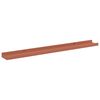 vidaXL Wandregal mit Regal 4 pcs Rot 80 x 9 x 3 cm Holzwerkstoff