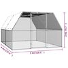 vidaXL H&uuml;hnerk&auml;fig 3x4x2 m Verzinkter Stahl