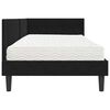 vidaXL Eckbettgestell mit Matratze Sonstiges 2 pcs Schwarz Samt