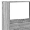 vidaXL B&uuml;cherregal Grau Sonoma 100x33x155,5 cm Holzwerkstoff