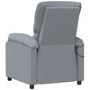 vidaXL Massagesessel Hellgrau Stoff