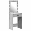 vidaXL Schminktisch Graues Sonoma 50 x 41 x 135 cm Holzwerkstoff