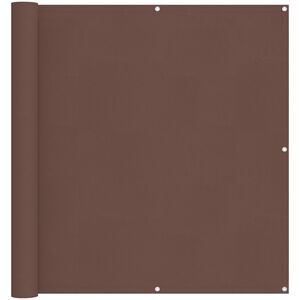 vidaXL Balkonsichtschutz Braun 110 x 1000 cm Oxford-Stoff