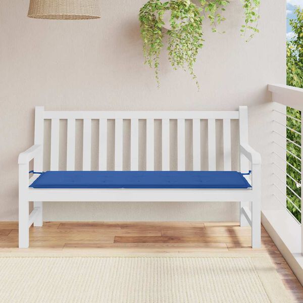 vidaXL Gartenbank-Auflage K&ouml;nigsblau 150x50x3 cm Oxford-Gewebe