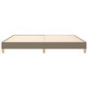 vidaXL Boxspringbettgestell Taupe 200x200 cm Stoff