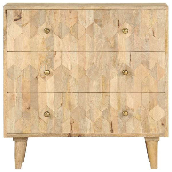 vidaXL Schubladenkommode 75&times;35&times;75 cm Mango Massivholz