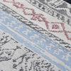 vidaXL Teppich Rosa und Aquamarin 100x200 cm Baumwolle