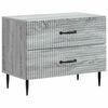 vidaXL Nachttisch Graues Sonoma 62 x 34,5 x 47,5 cm Holzwerkstoff