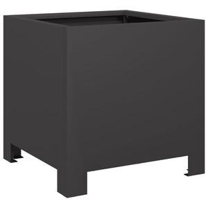 vidaXL Pflanzk&uuml;bel Schwarz 30x30x30 Stahl