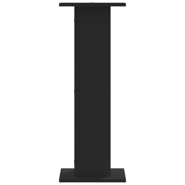 vidaXL Lautsprecherst&auml;nder 2 Stk. Schwarz 30x30x80 cm Holzwerkstoff