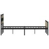 vidaXL Bettgestell ohne Matratze Sonoma-Eiche 120x190 cm Holzwerkstoff