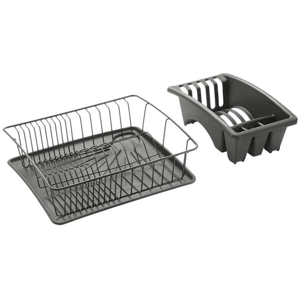 Metaltex Abtropfgestell Aquatex Plus Lava Schwarz