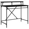 vidaXL Schreibtisch Schwarz Eichen-Optik 100 x 50 x 90 cm