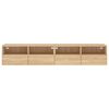 vidaXL TV-Wandschr&auml;nke 2 Stk. Sonoma-Eiche 80x30x30 cm Holzwerkstoff
