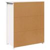 vidaXL Highboard Wei&szlig; 83x41,5x100 cm Massivholz Kiefer