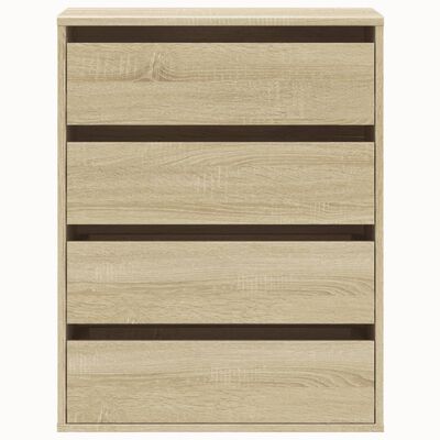 vidaXL Kommode Sonoma-Eiche 60x41x76 cm Holzwerkstoff