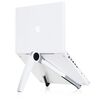 ErgoLine Tablet-/Laptopst&auml;nder Cricket 20x5x2,4 cm Wei&szlig; und Silbern