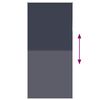 vidaXL Verdunkelungsrollo Marineblau 90x230cm Stoffbreite 85,7 cm