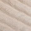 vidaXL &Uuml;berwurfdecke Beige 150 x 130 cm Fleece