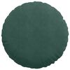 vidaXL Sitzkissen 2 pcs Dunkelgr&uuml;n &Oslash; 80 x 29 cm Samt