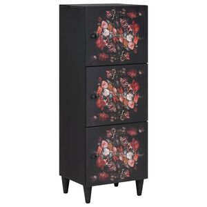 vidaXL Stauraumschr&auml;nke Mehrfarbig 40 x 33,5 x 110 cm Massivholz Mango