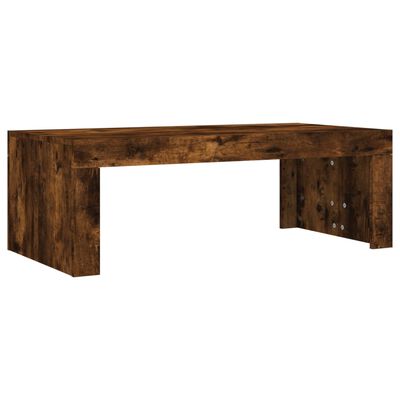 vidaXL Couchtisch Räuchereiche 102x50x36 cm Holzwerkstoff