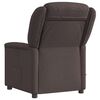 vidaXL Massagesessel Dunkelbraun Stoff
