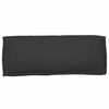 vidaXL Palettenkissenset 2 pcs Schwarz Oxford-Stoff