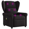vidaXL Massagesessel Schwarz Stoff