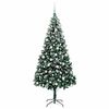 vidaXL Künstlicher Weihnachtsbaum mit 300 LEDs mit Ständer Grün 210 cm