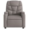 vidaXL Massagesessel Elektrisch Taupe Stoff