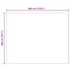 vidaXL Kunstfell Hasen Teppich Olite Beige 200 x 280 cm Polyester