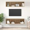 vidaXL TV-Schrankset 2 pcs Artisan-Eiche 37 x 37 x 142,5 cm