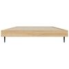 vidaXL Bettgestell ohne Matratze Sonoma-Eiche 90x200 cm Holzwerkstoff