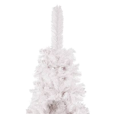 vidaXL Schlanker Weihnachtsbaum Weiß 180 cm
