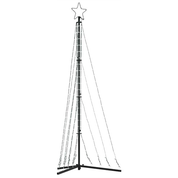 vidaXL LED Weihnachtsbaum 339 LEDs Blau 187 cm