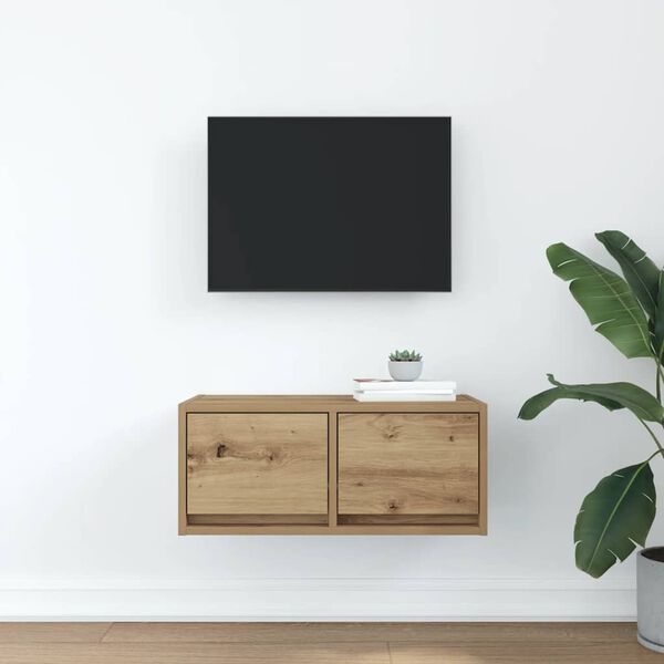 vidaXL TV-Schrank Artisan-Eiche 60x31x25,5 cm Holzwerkstoff