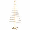 vidaXL Holz Weihnachtsbaum Braun 210 cm Bambus