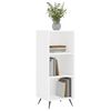 vidaXL Regalschrank Wei&szlig; 34,5x32,5x90 cm Holzwerkstoff