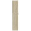 vidaXL Lagerschrank Sonoma-Eiche 80x35,5x180 cm Holzwerkstoff