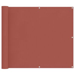 vidaXL Balkonsichtschutz Terrakotta 100 x 700 cm Oxford-Stoff