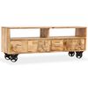 vidaXL TV-Schrank Massivholz Mango 120x30x48 cm