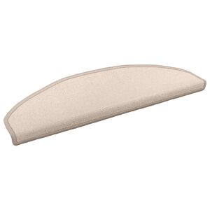 vidaXL Selbstklebende Stufenmatten 15 Stk. 80 x 24,5 x 3,5 cm Taupe