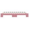 vidaXL Tagesbett Ausziehbar Rosa 90x200 cm Samt