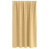 vidaXL Verdunkelungs-Vorhänge mit Ringen 2 pcs Beige 140 x 140 cm