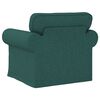 vidaXL Sofa 60cm Dunkelgr&uuml;n Metall