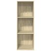 vidaXL Bücherregal Sonoma-Eiche 40x30x114 cm Holzwerkstoff