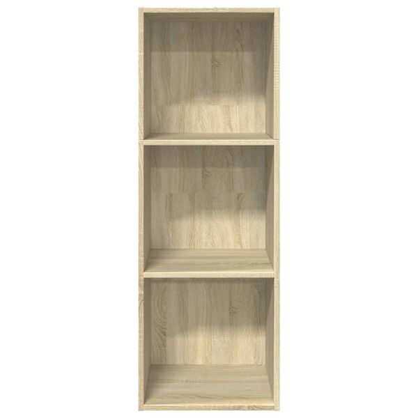 vidaXL Bücherregal Sonoma-Eiche 40x30x114 cm Holzwerkstoff