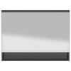 vidaXL Spiegelschrank f&uuml;rs Bad 80x15x60 cm MDF Anthrazit